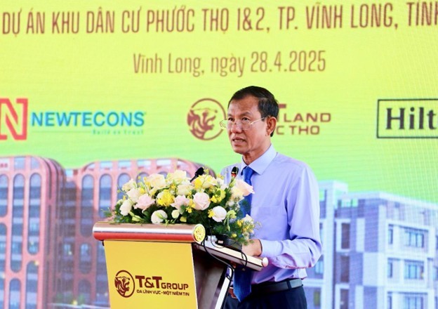 Ông Đặng Văn Chính, Uỷ viên Ban Thường vụ Tỉnh ủy, Phó Chủ tịch Thường trực UBND tỉnh Vĩnh Long phát biểu tại sự kiện Ông Đặng Văn Chính, Uỷ viên Ban Thường vụ Tỉnh ủy, Phó Chủ tịch Thường trực UBND tỉnh Vĩnh Long phát biểu tại sự kiện