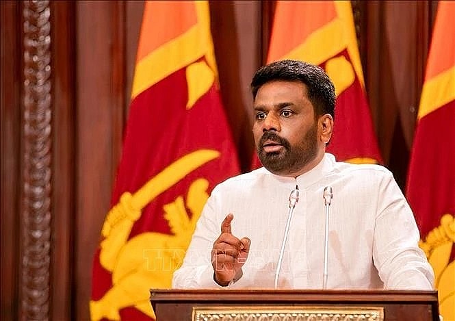Sri Lankan President Anura Kumara Dissanayake. (Photo: Xinhua/VNA) Sri Lankan President Anura Kumara Dissanayake. (Photo: Xinhua/VNA)