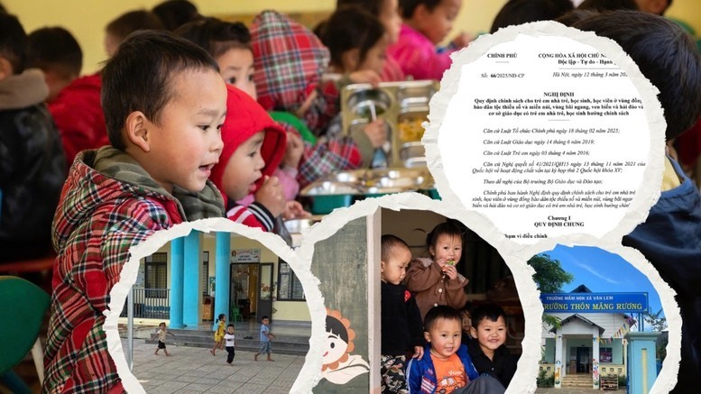 Boarding Kindergarten Children Supported with VND360,000/Month