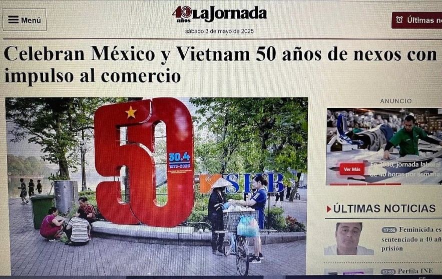 50 Years of Mexico-Vietnam Diplomatic Relations: Continuous Flourish in All Fields 50 Years of Mexico-Vietnam Diplomatic Relations: Continuous Flourish in All Fields