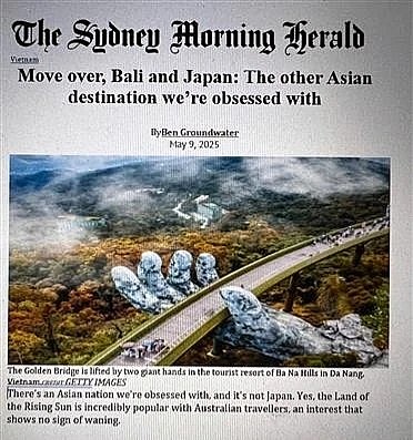 Australian tourists are increasingly interested in Vietnam (Photo: Screenshot)