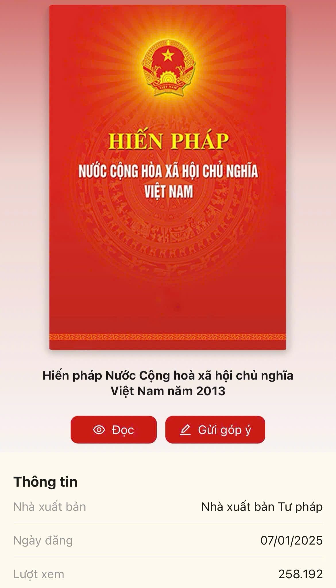 Hướng dẫn góp ý sửa đổi, bổ sung một số điều của Hiến pháp trên VNeID Hướng dẫn góp ý sửa đổi, bổ sung một số điều của Hiến pháp trên VNeID