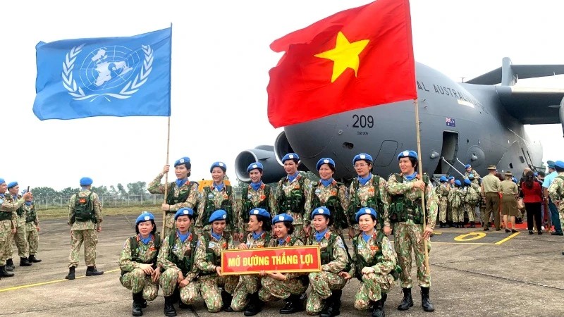 Dấu ấn Việt Nam trên bản đồ gìn giữ hòa bình thế giới Dấu ấn Việt Nam trên bản đồ gìn giữ hòa bình thế giới
