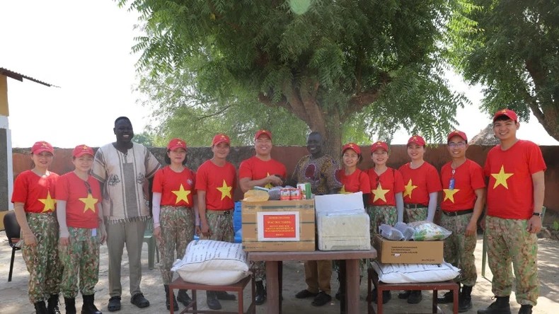 Dấu ấn Việt Nam trên bản đồ gìn giữ hòa bình thế giới Dấu ấn Việt Nam trên bản đồ gìn giữ hòa bình thế giới