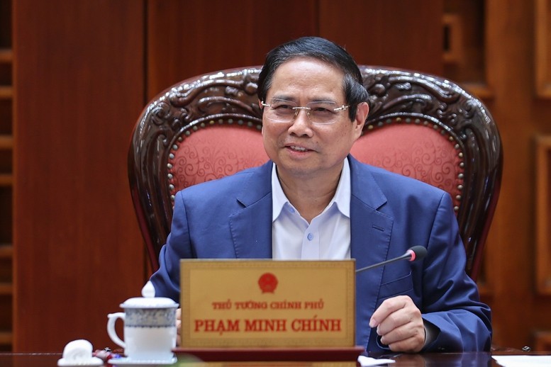 Thủ tướng Phạm Minh Chính chủ trì cuộc họp Thường trực Chính phủ cho ý kiến về các nội dung chuẩn bị cho phiên họp Chính phủ thường kỳ tháng 5/2025 sắp diễn ra. (Ảnh: Báo Chính phủ) Thủ tướng Phạm Minh Chính chủ trì cuộc họp Thường trực Chính phủ cho ý kiến về các nội dung chuẩn bị cho phiên họp Chính phủ thường kỳ tháng 5/2025 sắp diễn ra. (Ảnh: Báo Chính phủ)