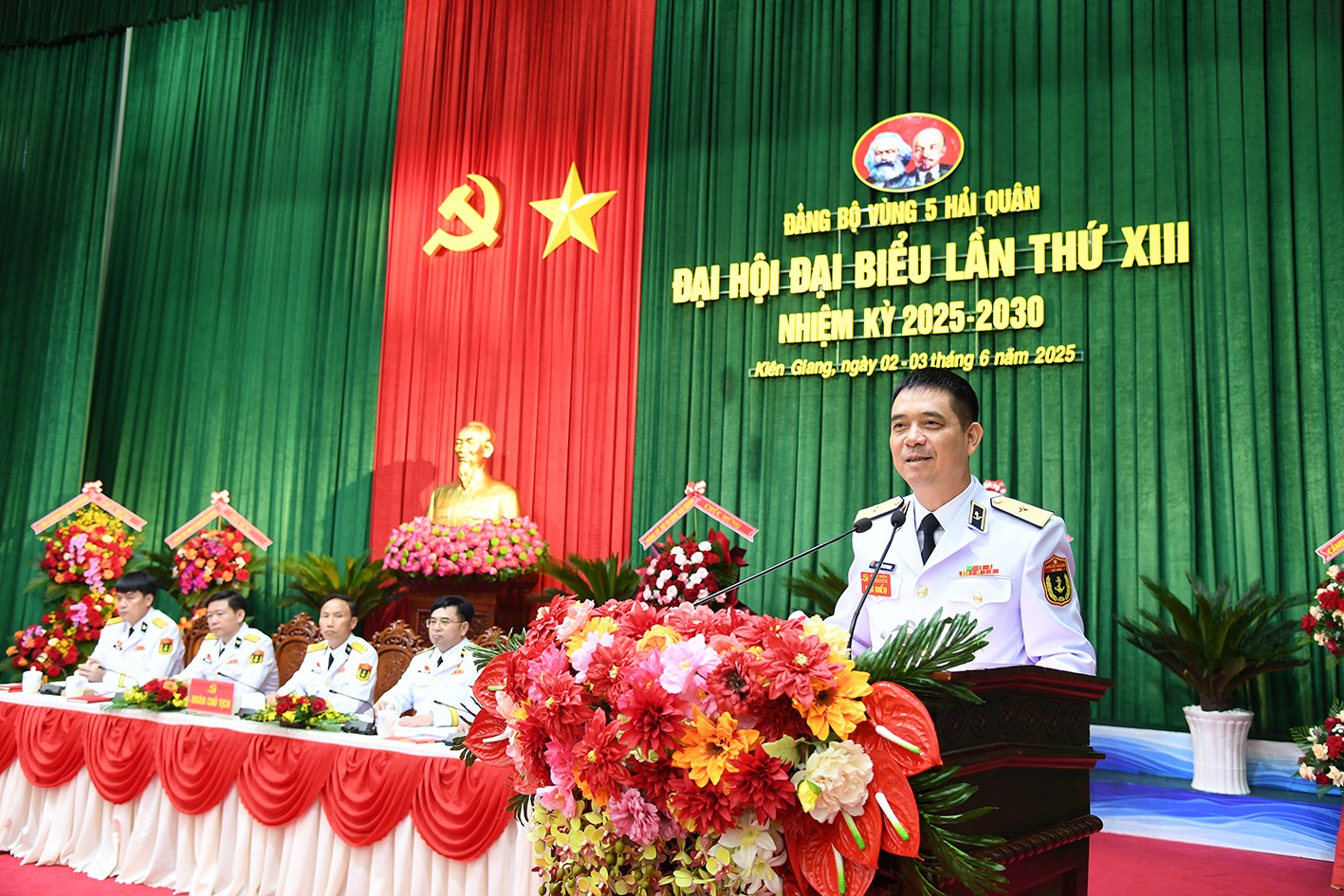 Thiếu tướng Nguyễn An Phong phát biểu chỉ đạo. (Ảnh: Văn Định) Thiếu tướng Nguyễn An Phong phát biểu chỉ đạo. (Ảnh: Văn Định)