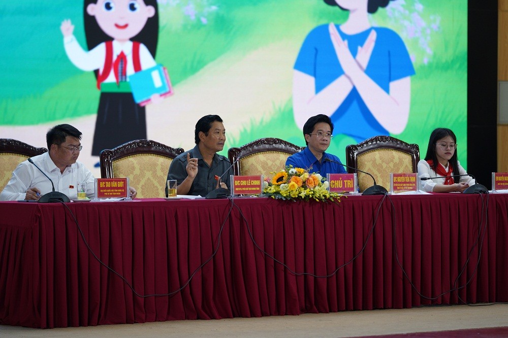 Lai Chau National Assembly, People's Council Delegates, Children Hold Dialogue Lai Chau National Assembly, People's Council Delegates, Children Hold Dialogue