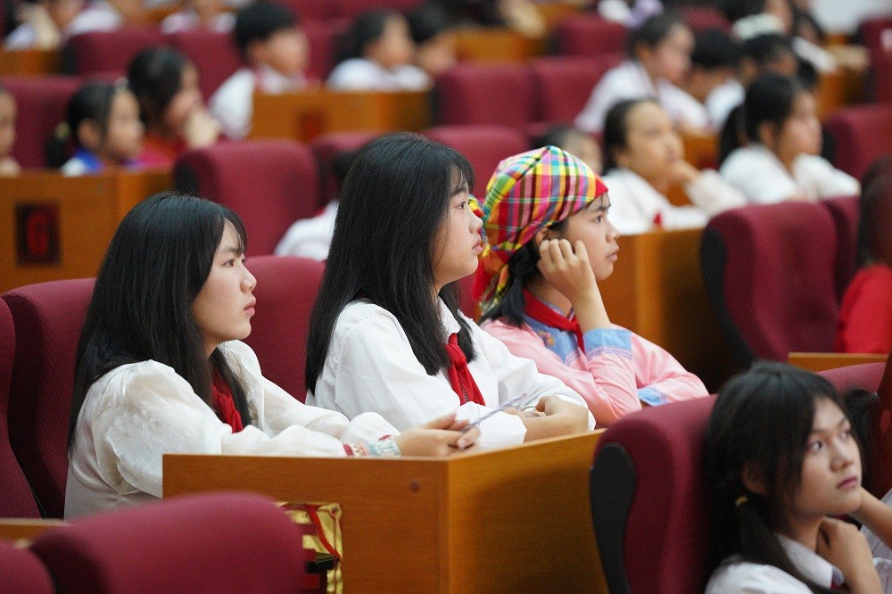 Lai Chau National Assembly, People's Council Delegates, Children Hold Dialogue Lai Chau National Assembly, People's Council Delegates, Children Hold Dialogue