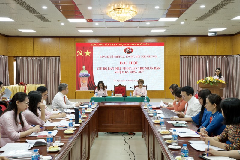8 chi bộ trực thuộc Đảng bộ Liên hiệp các tổ chức hữu nghị Việt Nam hoàn thành tổ chức Đại hội nhiệm kỳ 2025 - 2027 8 chi bộ trực thuộc Đảng bộ Liên hiệp các tổ chức hữu nghị Việt Nam hoàn thành tổ chức Đại hội nhiệm kỳ 2025 - 2027