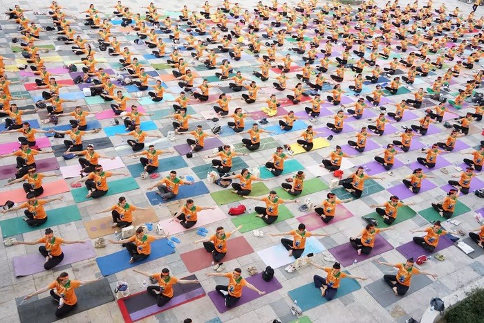 Bắc Giang, Điện Biên, Bình Thuận đồng diễn Yoga, tăng cường tình hữu nghị Việt Nam - Ấn Độ Bắc Giang, Điện Biên, Bình Thuận đồng diễn Yoga, tăng cường tình hữu nghị Việt Nam - Ấn Độ