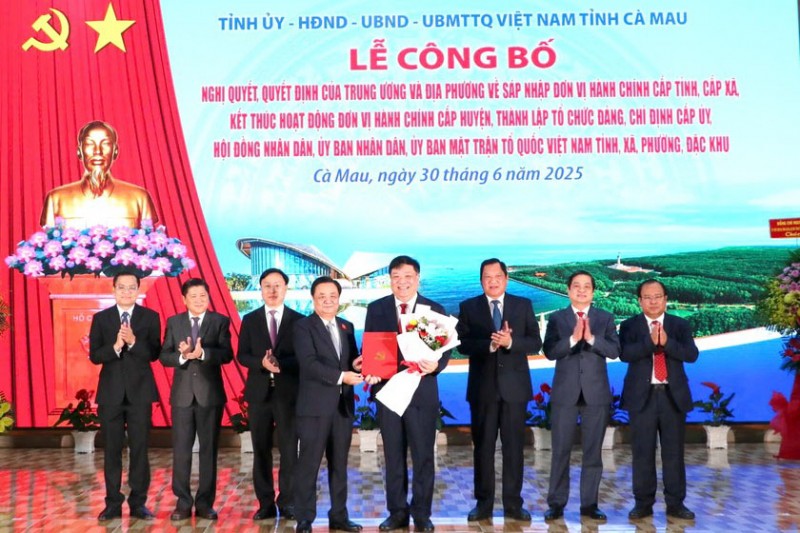 Hợp nhất Cà Mau - Bạc Liêu tạo bước ngoặt lịch sử để mở rộng không gian phát triển