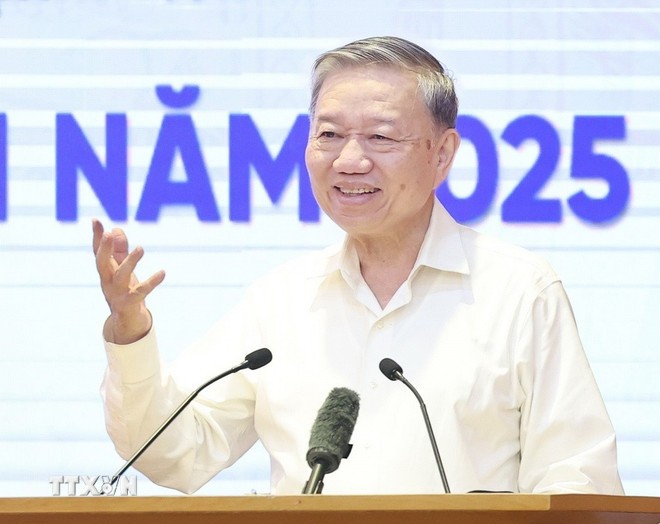 Tổng Bí thư Tô Lâm: Ưu tiên các nhiệm vụ khoa học, công nghệ, đổi mới sáng tạo Tổng Bí thư Tô Lâm: Ưu tiên các nhiệm vụ khoa học, công nghệ, đổi mới sáng tạo