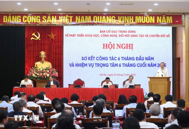 Tổng Bí thư Tô Lâm: Ưu tiên các nhiệm vụ khoa học, công nghệ, đổi mới sáng tạo Tổng Bí thư Tô Lâm: Ưu tiên các nhiệm vụ khoa học, công nghệ, đổi mới sáng tạo