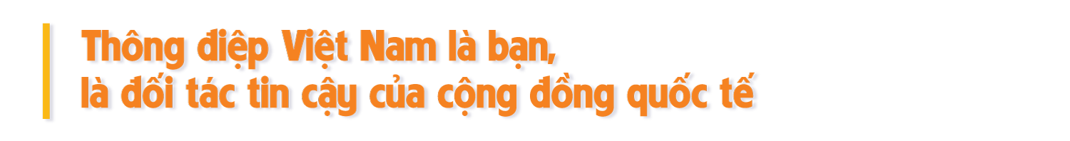 Thông điệp về vai trò và đóng góp của Việt Nam vì hòa bình, hợp tác và phát triển Thông điệp về vai trò và đóng góp của Việt Nam vì hòa bình, hợp tác và phát triển