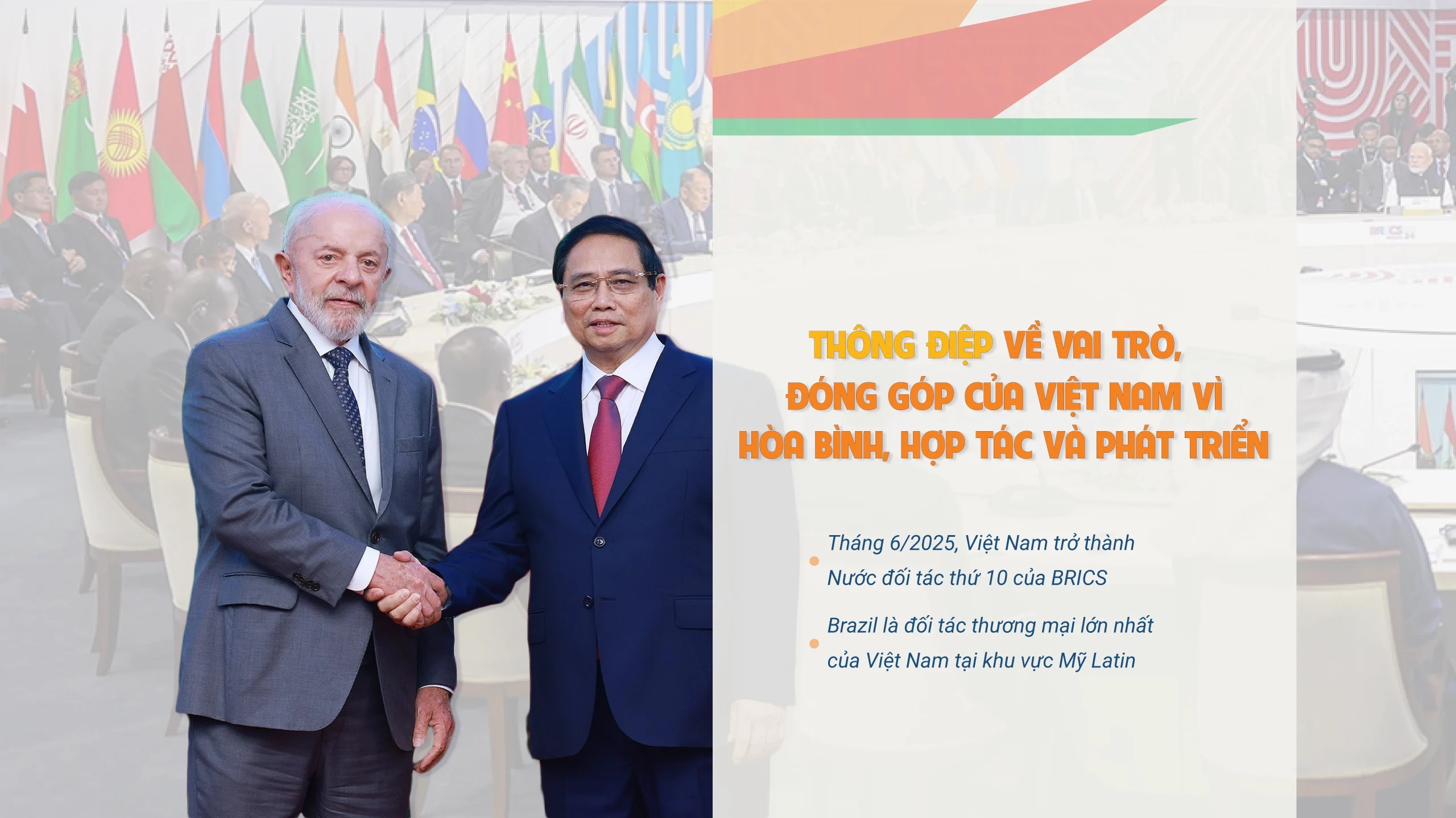 Thông điệp về vai trò và đóng góp của Việt Nam vì hòa bình, hợp tác và phát triển Thông điệp về vai trò và đóng góp của Việt Nam vì hòa bình, hợp tác và phát triển