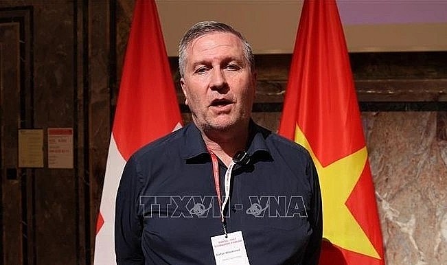 Stefan Winzenried, founder and CEO of Swiss tech firm JANZZ.technology (Photo: VNA)
