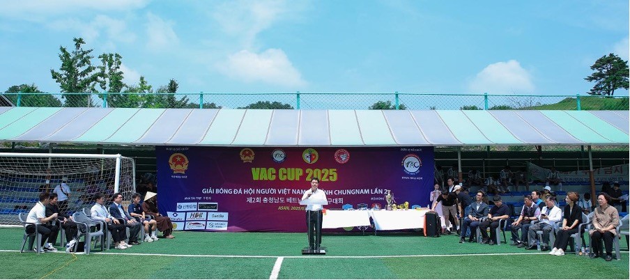 Lan tỏa tinh thần thể thao, thắt chặt tình hữu nghị Việt - Hàn Lan tỏa tinh thần thể thao, thắt chặt tình hữu nghị Việt - Hàn