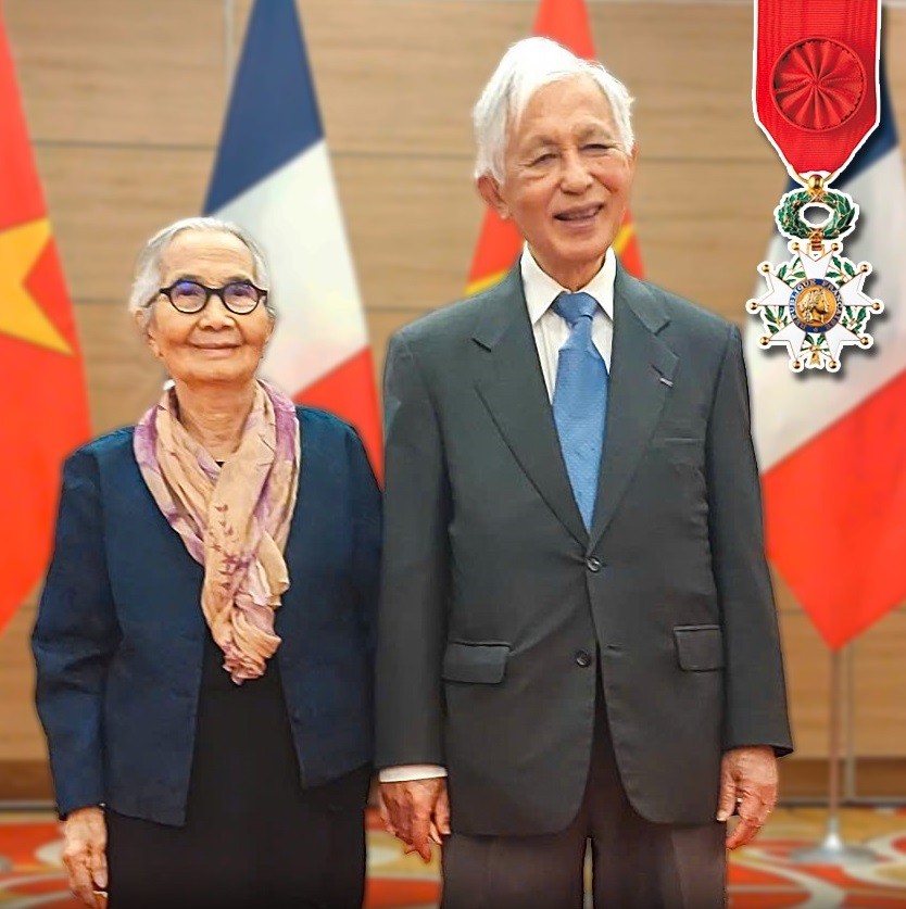 Giáo sư Trần Thanh Vân và Giáo sư Lê Kim Ngọc. (Ảnh: ICISE) Giáo sư Trần Thanh Vân và Giáo sư Lê Kim Ngọc. (Ảnh: ICISE)