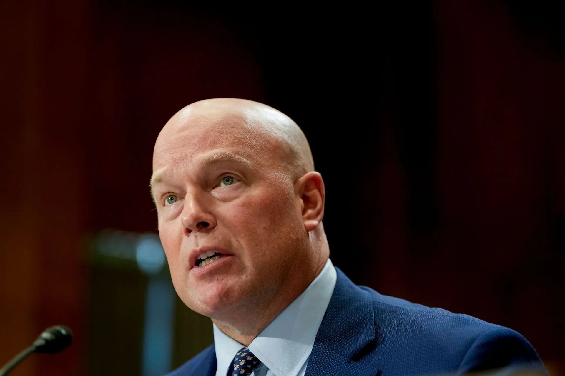 Đại sứ Mỹ tại NATO Matthew Whitaker. (Ảnh: Getty Images) Đại sứ Mỹ tại NATO Matthew Whitaker. (Ảnh: Getty Images)