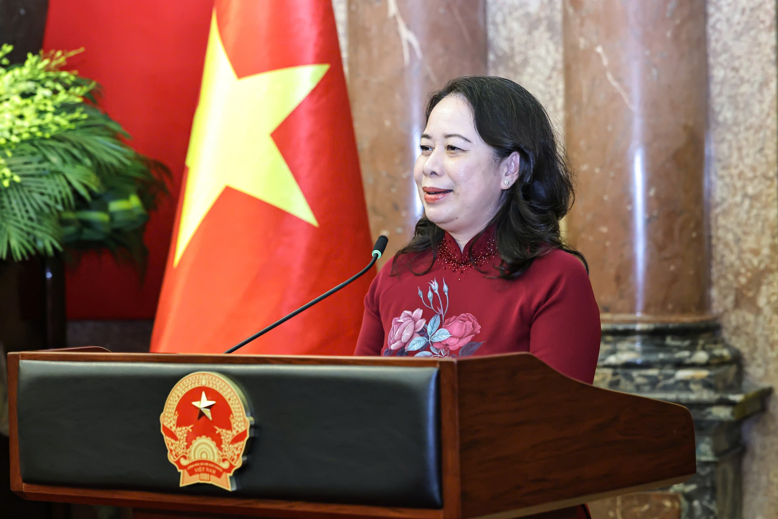 Phó Chủ tịch nước Võ Thị Ánh Xuân gặp mặt trí thức trẻ kiều bào Phó Chủ tịch nước Võ Thị Ánh Xuân gặp mặt trí thức trẻ kiều bào