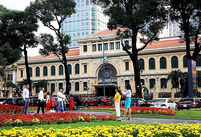 Central Post Office in Ho Chi Minh City. (Photo: VNA) Central Post Office in Ho Chi Minh City. (Photo: VNA)