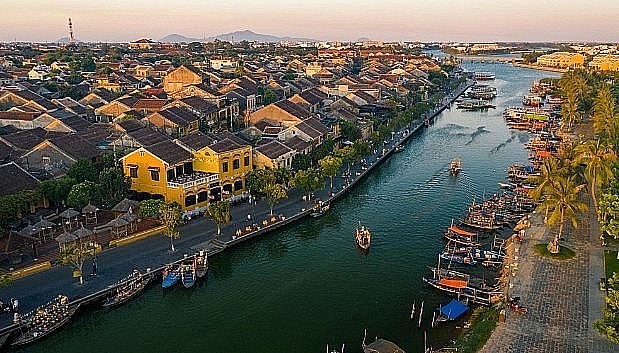 A bird's eye view of the ancient city of Hoi An (Photo: baoquangnam.vn) A bird's eye view of the ancient city of Hoi An (Photo: baoquangnam.vn)