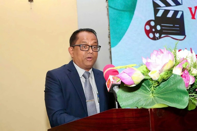 Chủ tịch Quốc hội Sri Lanka Jagath Wickramaratne phát biểu tại sự kiện. (Ảnh: Đại sứ quán Việt Nam tại Sri Lanka) Chủ tịch Quốc hội Sri Lanka Jagath Wickramaratne phát biểu tại sự kiện. (Ảnh: Đại sứ quán Việt Nam tại Sri Lanka)