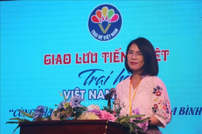 Thanh niên kiều bào giao lưu tiếng Việt để "viết tiếp câu chuyện hòa bình" Thanh niên kiều bào giao lưu tiếng Việt để "viết tiếp câu chuyện hòa bình"