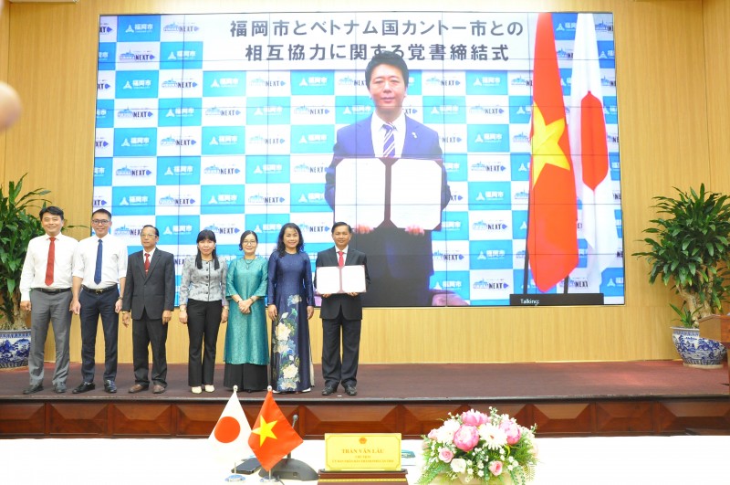 Cần Thơ và Fukuoka  hợp tác về thoát nước, giao lưu kinh tế
