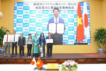 Cần Thơ và Fukuoka  hợp tác về thoát nước, giao lưu kinh tế