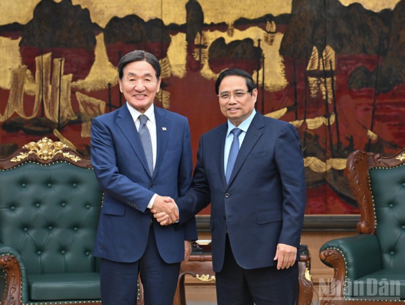 Thủ tướng Phạm Minh Chính tiếp Đặc phái viên của Tổng thống Hàn Quốc Thủ tướng Phạm Minh Chính tiếp Đặc phái viên của Tổng thống Hàn Quốc