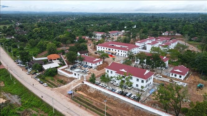 Trung tâm cai nghiện ma túy do Bộ Công an Việt Nam viện trợ cho Bộ Công an Lào. Ảnh: Đỗ Bá Thành/ PV TTXVN tại Lào Trung tâm cai nghiện ma túy do Bộ Công an Việt Nam viện trợ cho Bộ Công an Lào. Ảnh: Đỗ Bá Thành/ PV TTXVN tại Lào