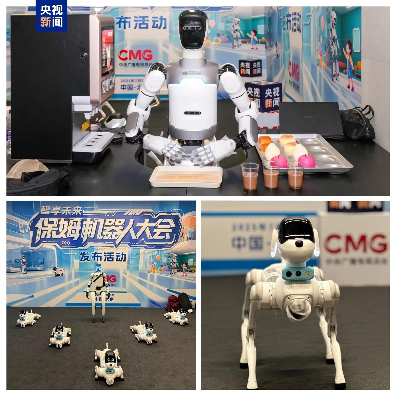 Đài CMG khởi động Đại hội Robot bảo mẫu Đài CMG khởi động Đại hội Robot bảo mẫu