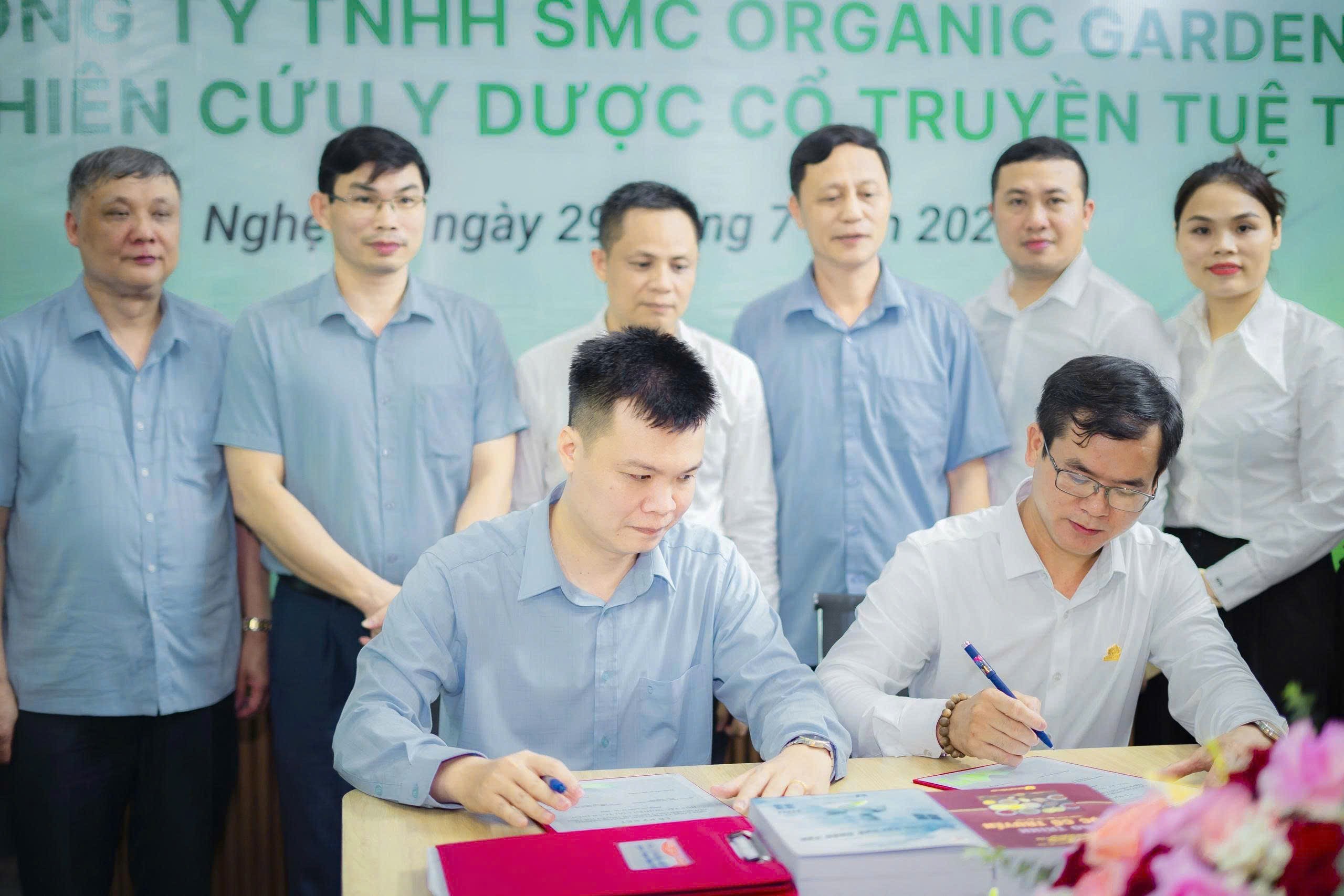 Viện nghiên cứu Y Dược cổ truyền Tuệ Tĩnh và SMC ORGANIC GARDEN hợp tác Viện nghiên cứu Y Dược cổ truyền Tuệ Tĩnh và SMC ORGANIC GARDEN hợp tác