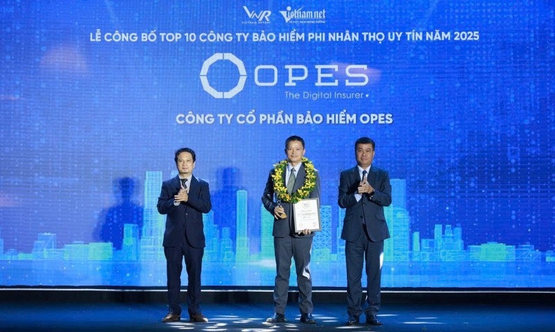 OPES lọt Top 10 công ty bảo hiểm phi nhân thọ uy tín nhất Việt Nam 2025 do Vietnam Report công bố OPES lọt Top 10 công ty bảo hiểm phi nhân thọ uy tín nhất Việt Nam 2025 do Vietnam Report công bố