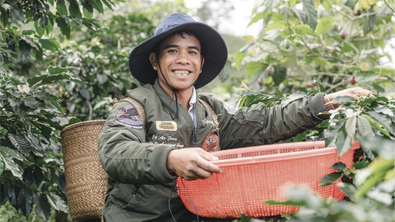 Người dân tại vùng dự án Café-REDD ở huyện Lạc Dương, tỉnh Lâm Đồng. (Ảnh: SNV) Người dân tại vùng dự án Café-REDD ở huyện Lạc Dương, tỉnh Lâm Đồng. (Ảnh: SNV)