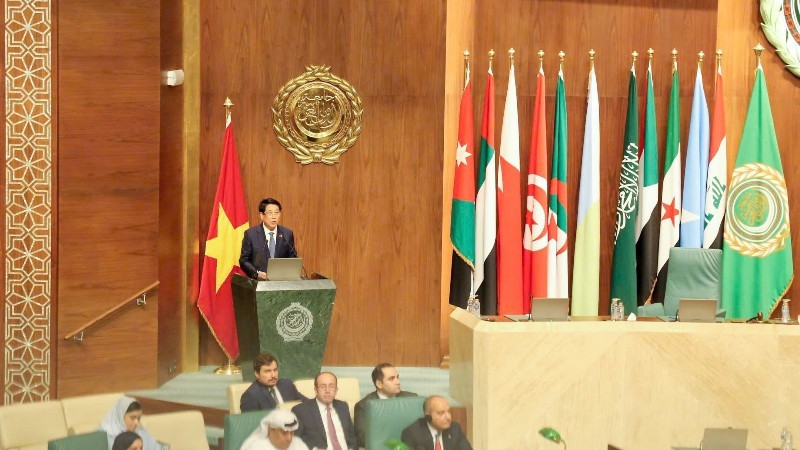 Chủ tịch nước Lương Cường thăm và phát biểu chính sách tại Liên đoàn Arab Chủ tịch nước Lương Cường thăm và phát biểu chính sách tại Liên đoàn Arab