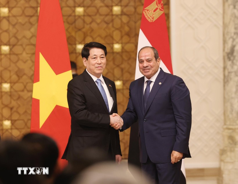 Tuyên bố chung Việt Nam-Ai Cập về nâng cấp quan hệ lên Đối tác Toàn diện Tuyên bố chung Việt Nam-Ai Cập về nâng cấp quan hệ lên Đối tác Toàn diện