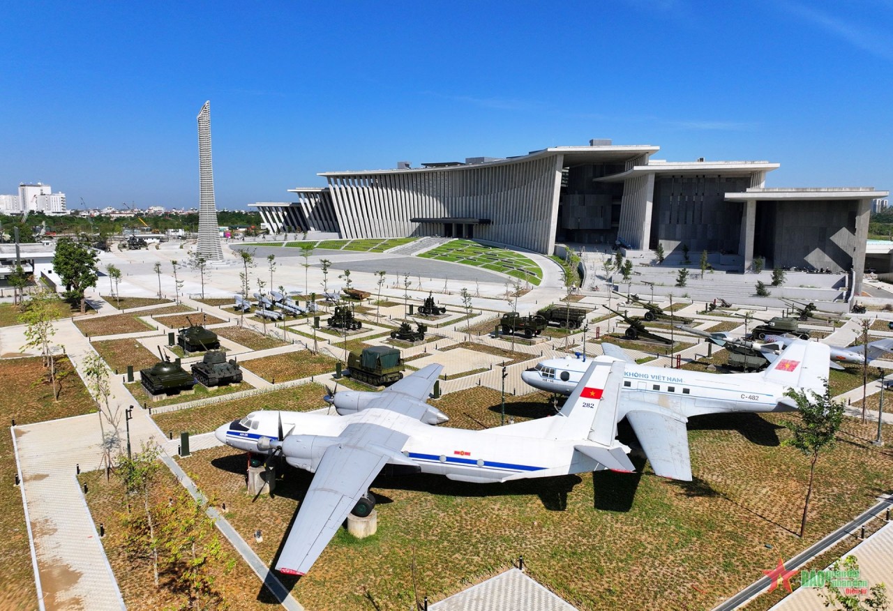 A section of the Vietnam Military History Museum.