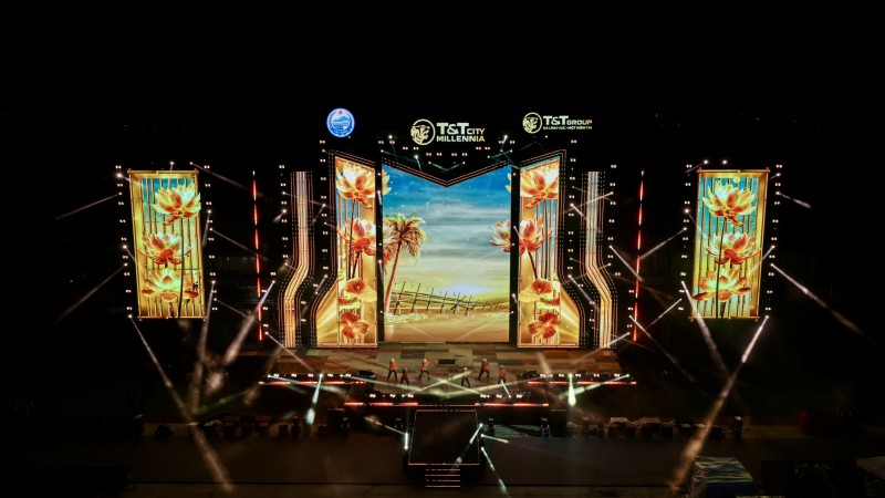 Thành phố Thiên niên kỷ T&T City Millennia bừng sáng trước đại nhạc hội Thành phố Thiên niên kỷ T&T City Millennia bừng sáng trước đại nhạc hội