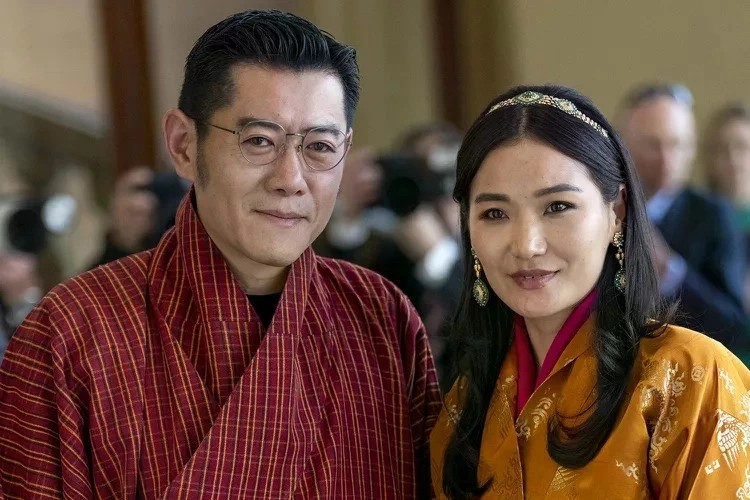 Quốc vương Bhutan Jigme Khesar Namgyel Wangchuck và Hoàng hậu Jetsun Pema. (Nguồn: Getty Images) Quốc vương Bhutan Jigme Khesar Namgyel Wangchuck và Hoàng hậu Jetsun Pema. (Nguồn: Getty Images)