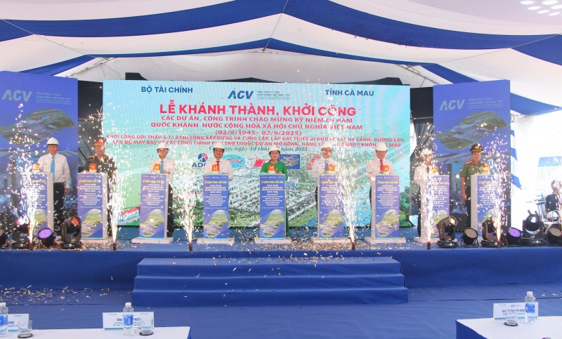 Cà Mau đồng loạt khởi công nhiều công trình trọng điểm quan trọng Cà Mau đồng loạt khởi công nhiều công trình trọng điểm quan trọng