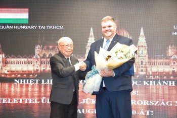 TP.HCM kỷ niệm Quốc khánh Hungary, thúc đẩy hợp tác giáo dục và đổi mới sáng tạo