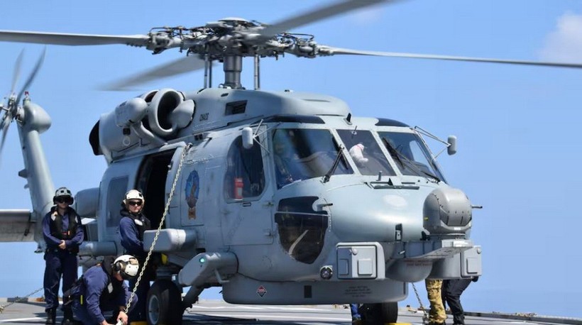 Trực thăng MH-60R. (Ảnh: Bộ Quốc phòng New Zealand) Trực thăng MH-60R. (Ảnh: Bộ Quốc phòng New Zealand)