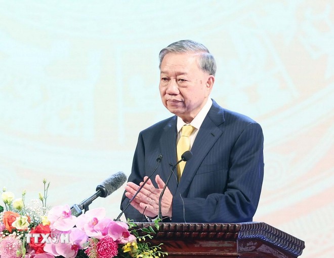 Tổng Bí thư Tô Lâm: Văn hóa phải soi đường, hình thành năng lực mềm quốc gia Tổng Bí thư Tô Lâm: Văn hóa phải soi đường, hình thành năng lực mềm quốc gia