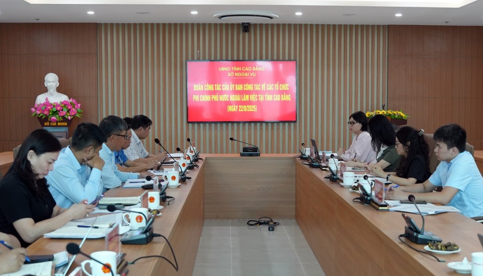 Ủy ban công tác về các tổ chức phi chính phủ làm việc với tỉnh Cao Bằng Ủy ban công tác về các tổ chức phi chính phủ làm việc với tỉnh Cao Bằng