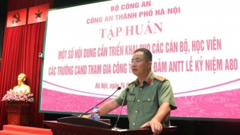 Công an Hà Nội tập huấn bảo đảm an ninh trật tự Lễ kỷ niệm A80