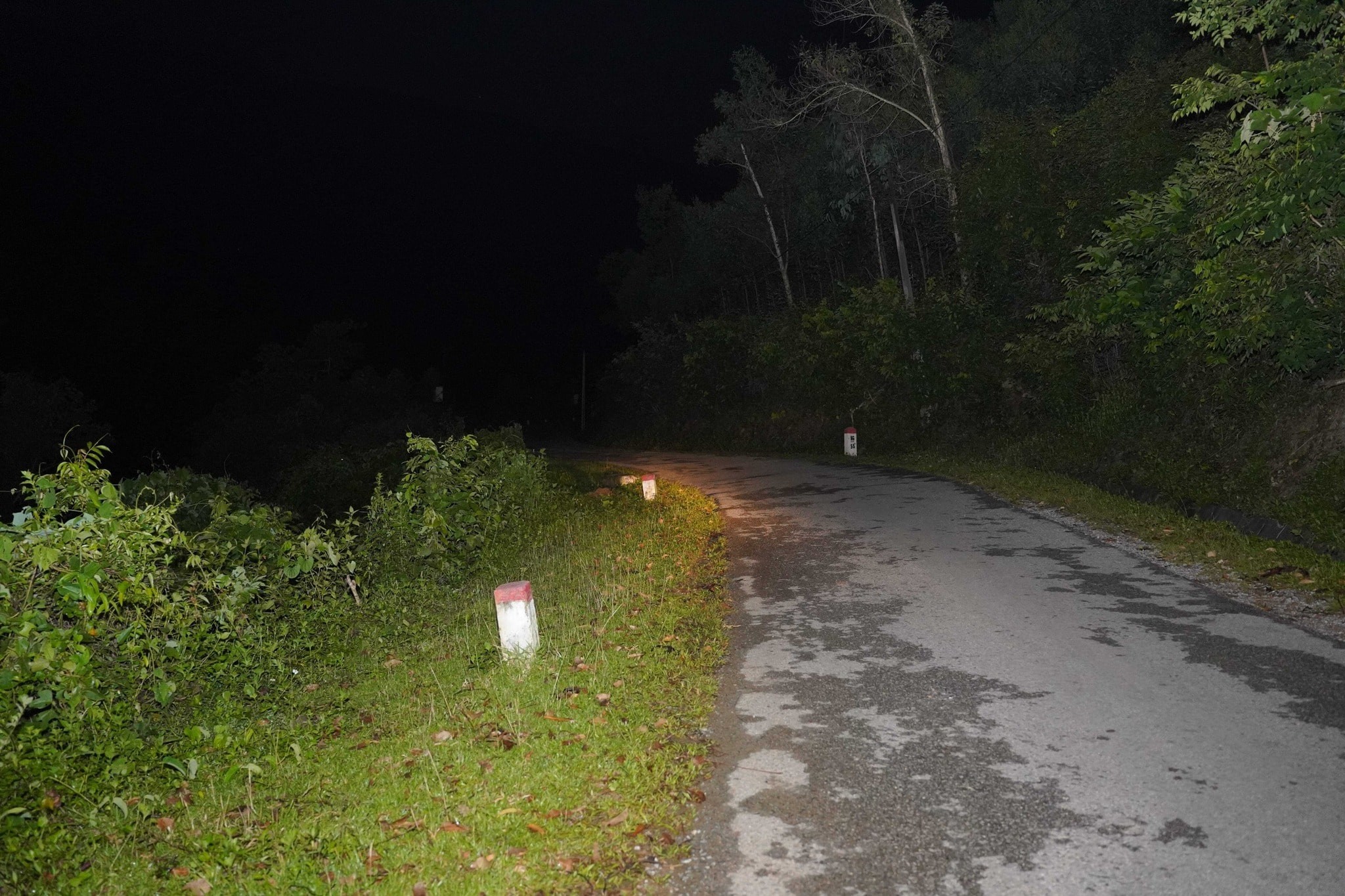Ảnh 1. Cung đường 4,5km từ Quan Sơn đến Hữu Kiên (Lạng Sơn) từng là nỗi ám ảnh với người dân vì đèo dốc quanh co. “Khi khảo sát địa hình này, chúng tôi thấy nếu người dân phải di chuyển vào buổi tối, đặc biệt trong những ngày mưa bão mà không có đèn thì rất nguy hiểm”, Chị Lý Thị Ngọc Dung, Bí thư Đoàn Thanh niên Trường Đại học Văn hóa Hà Nội, chia sẻ. Đây là lý do mà đội sinh viên tình nguyện của trường, với sự đồng hành của Quỹ Vì tương lai xanh, quyết tâm mang “ánh sáng xanh” đến cho bà con nơi đây. Ảnh 1. Cung đường 4,5km từ Quan Sơn đến Hữu Kiên (Lạng Sơn) từng là nỗi ám ảnh với người dân vì đèo dốc quanh co. “Khi khảo sát địa hình này, chúng tôi thấy nếu người dân phải di chuyển vào buổi tối, đặc biệt trong những ngày mưa bão mà không có đèn thì rất nguy hiểm”, Chị Lý Thị Ngọc Dung, Bí thư Đoàn Thanh niên Trường Đại học Văn hóa Hà Nội, chia sẻ. Đây là lý do mà đội sinh viên tình nguyện của trường, với sự đồng hành của Quỹ Vì tương lai xanh, quyết tâm mang “ánh sáng xanh” đến cho bà con nơi đây.