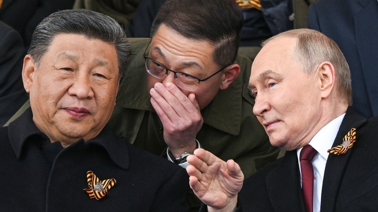 Tổng thống Vladimir Putin và Chủ tịch Trung Quốc Tập Cận Bình. (Ảnh: Sputnik) Tổng thống Vladimir Putin và Chủ tịch Trung Quốc Tập Cận Bình. (Ảnh: Sputnik)