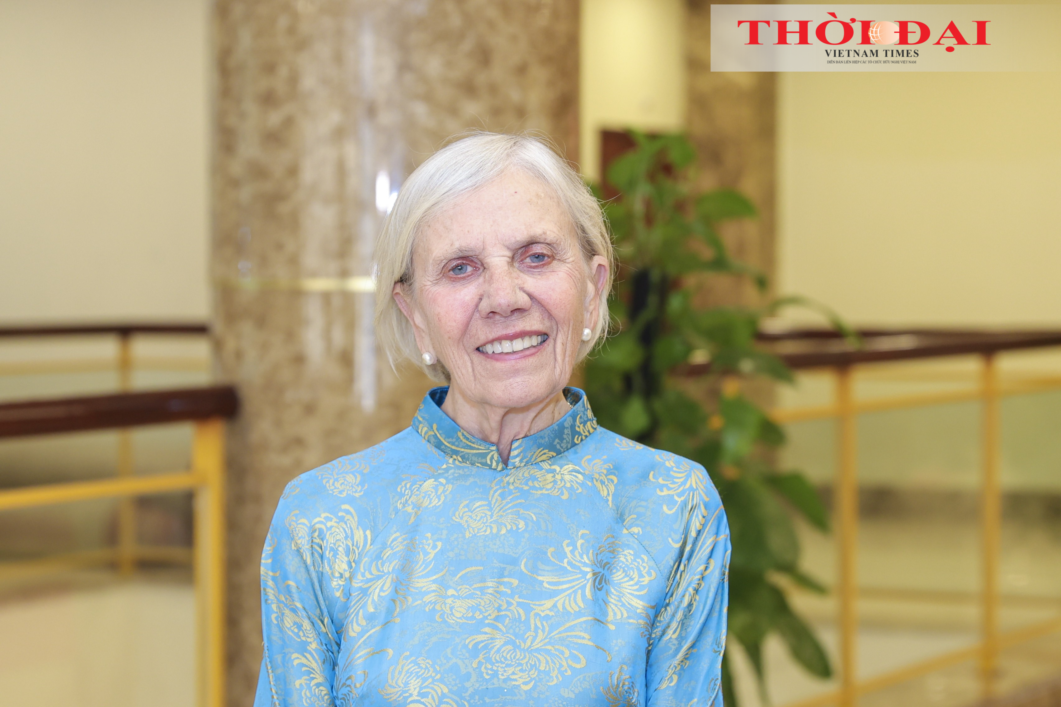 Bà Kathleen S. Magee - Chủ tịch kiêm Giám đốc điều hành Operation Smile tại cuộc Kỳ vọng của bạn bè quốc tế về Việt Nam trong tương lai